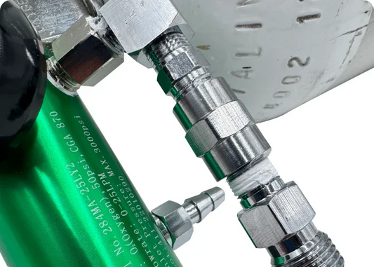 Rowland Emergency's Add-On Fittings for D-Tank Regulator