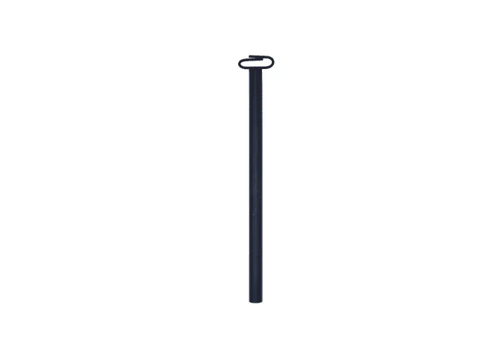 17" fixed IV pole for Stryker® LIFEPAK 15 by Rowland Emergency, designed for secure attachment and support of IV equipment during patient transport.