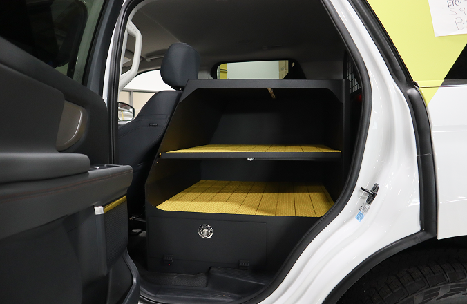 Left and Center Side Storage for Ford Expedition