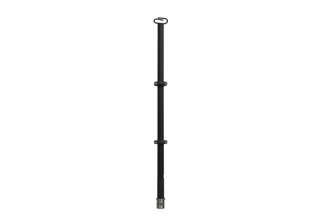 Equipment pole, straight with fixed IV pole by Rowland Emergency, designed for secure and stable medical equipment support.