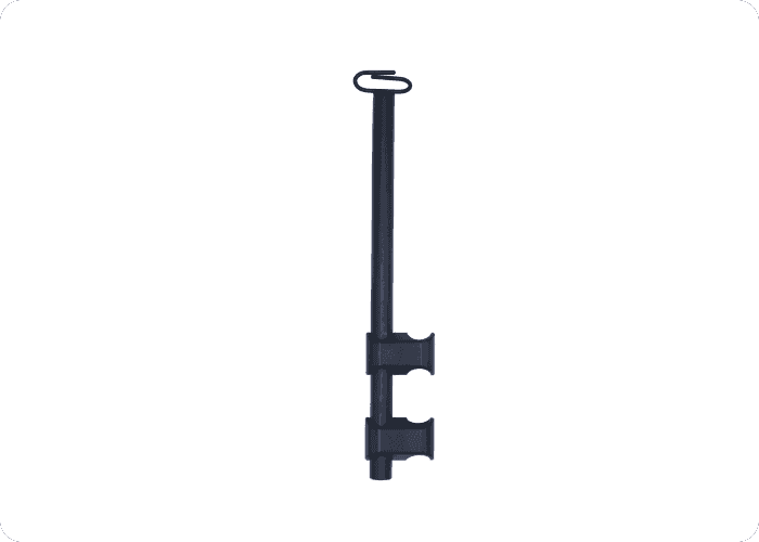 Fixed IV Pole Add-On for Stryker® LIFEPAK 15 Monitor by Rowland Emergency