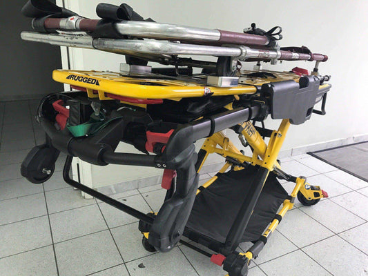 Kit Ferno #9 mount for Stryker® Power-PRO XT by Rowland Emergency, providing secure attachment and efficient storage of the Ferno #9 cot.