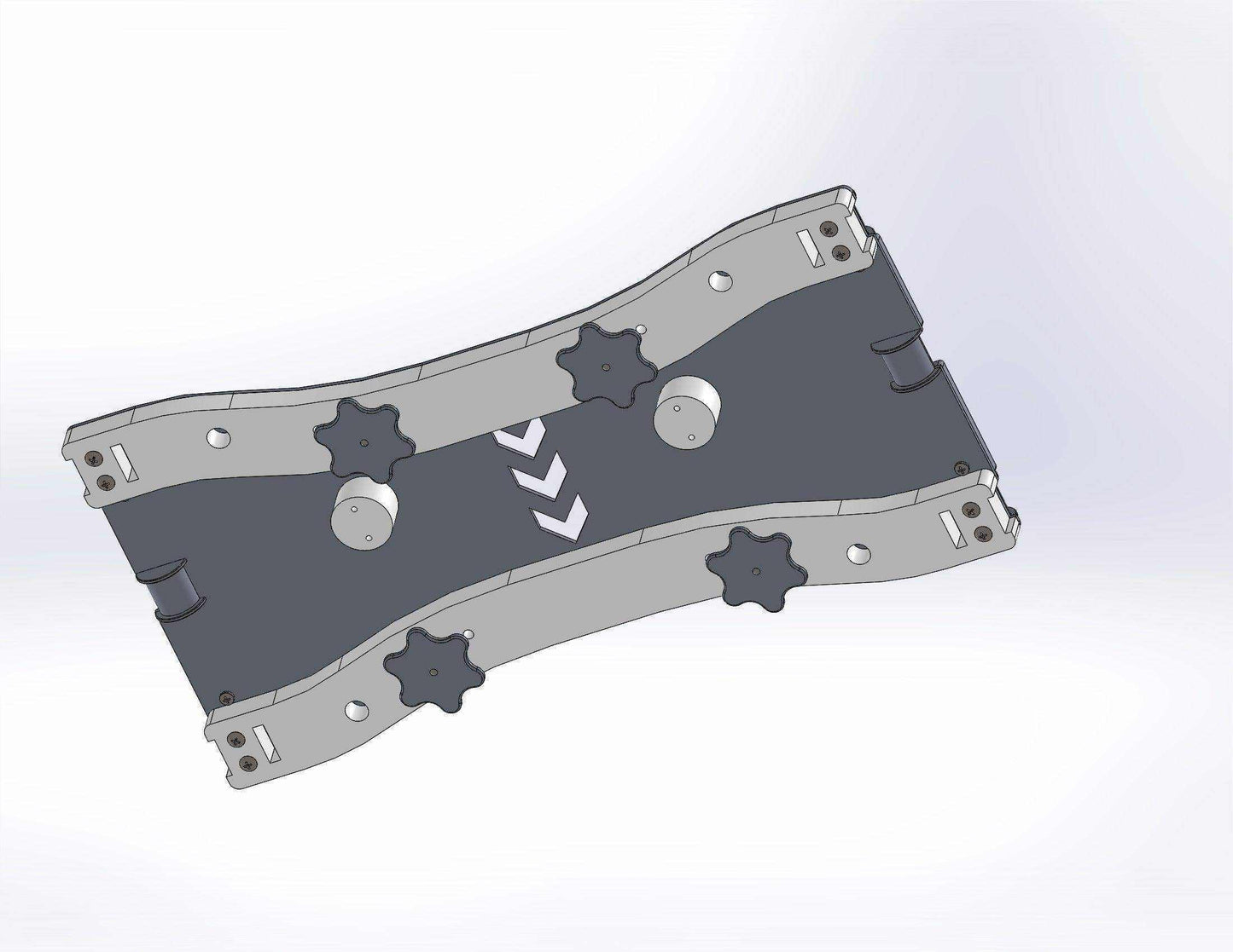 PacRac mount to Stryker® Power-PRO XT stretcher by Rowland Emergency, offering secure attachment and organized storage for medical equipment during patient transport.