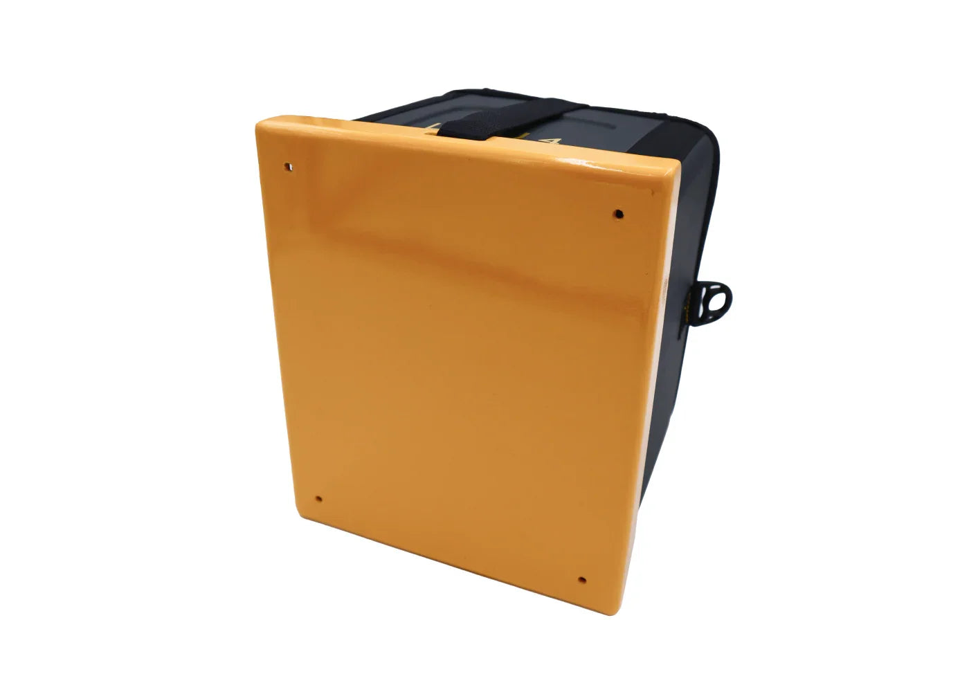 Bottom view of Rowland Emergency's Laerdal mount for the LCSU4, securely installed on a Stryker Power-PRO IT cot, highlighting the mounting mechanism.
