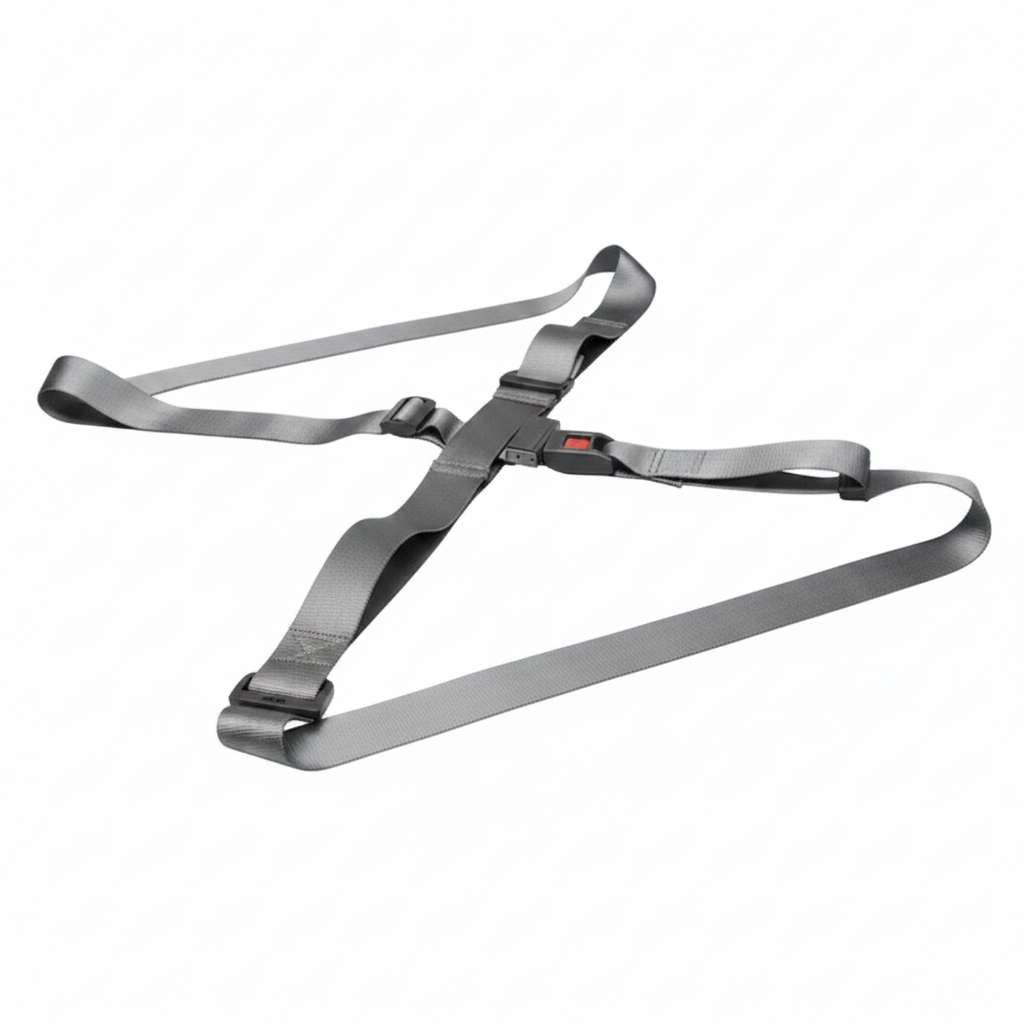Stryker Power-PRO XT stretcher with full set of black safety restraints, Rowland Emergency