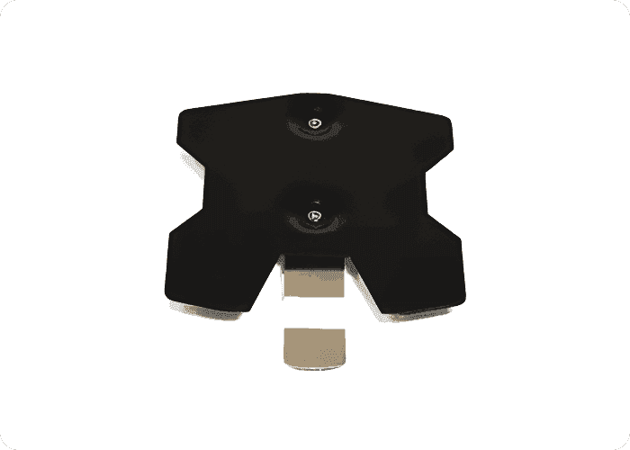 Stryker® Power-PRO XT SMRT charger mounting bracket, designed for secure attachment and easy access to the charger in emergency response vehicles.