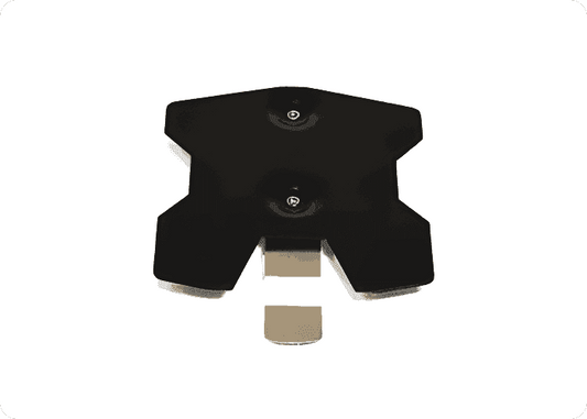Stryker® Power-PRO XT SMRT charger mounting bracket, designed for secure attachment and easy access to the charger in emergency response vehicles.