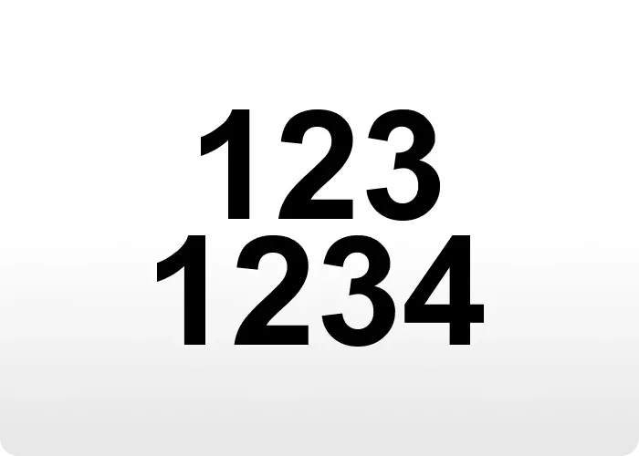 Reflective unit number decals for emergency response vehicles.