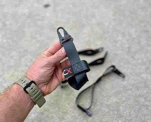 XDcuff® metal restraint clips, designed for secure and durable restraint during patient transport in emergency response vehicles.