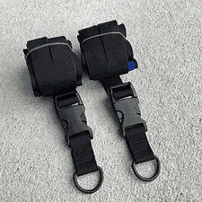 XDcuff® restraint clips metal - wrist cuff, designed for secure patient restraint during transport.