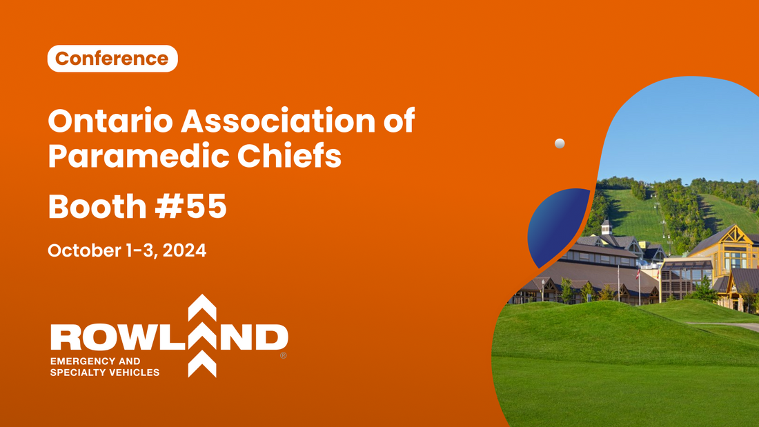 Orange Image with Ontario Association of Paramedic Chiefs Conference Written