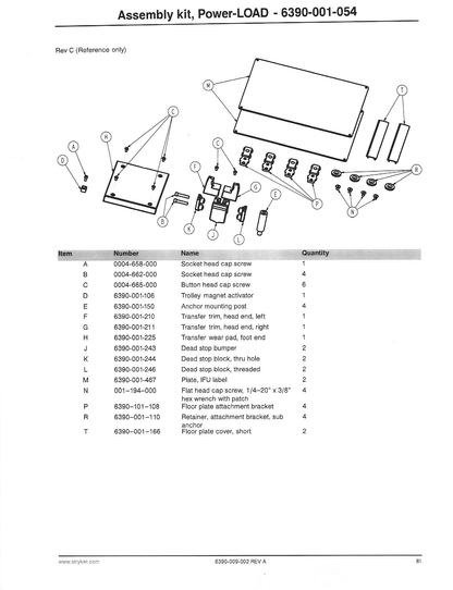 Refurbished Stryker® Power-LOAD (6390) System
