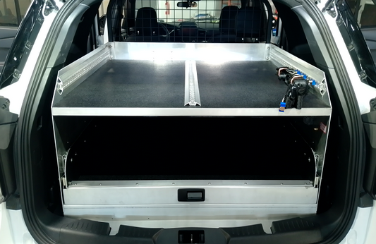 Tray with Upper Shelf for Ford Explorer