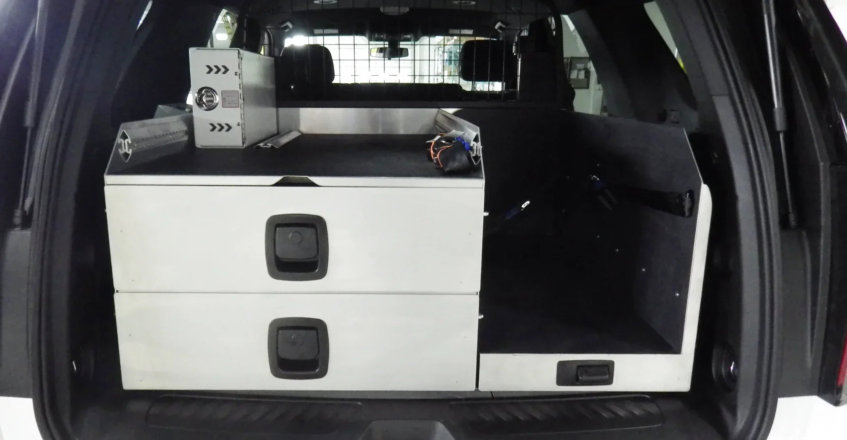 Ford Excursion Rear Storage Ford Rear Cargo Storage Systems – Rowland Emergency