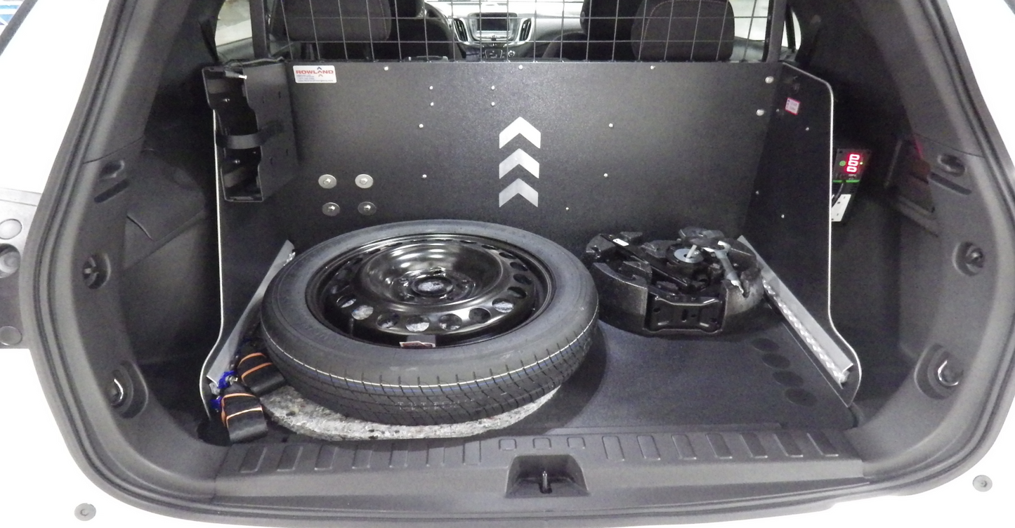 Rear Storage System for the Chevrolet Equinox used in Emergency Response