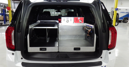 Rear Storage System, Tactical Double L Drawer for the GMC Yukon or Suburban