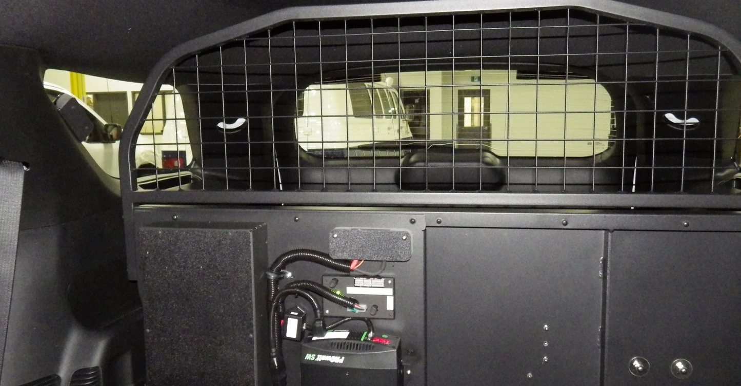 Wall with Safety Screen for Ford Explorer Emergency Vehicles