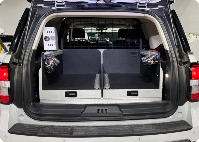 Ford Excursion Rear Storage SUV Rear Cargo Storage Systems | Vehicle Cargo Solutions – Rowland ...
