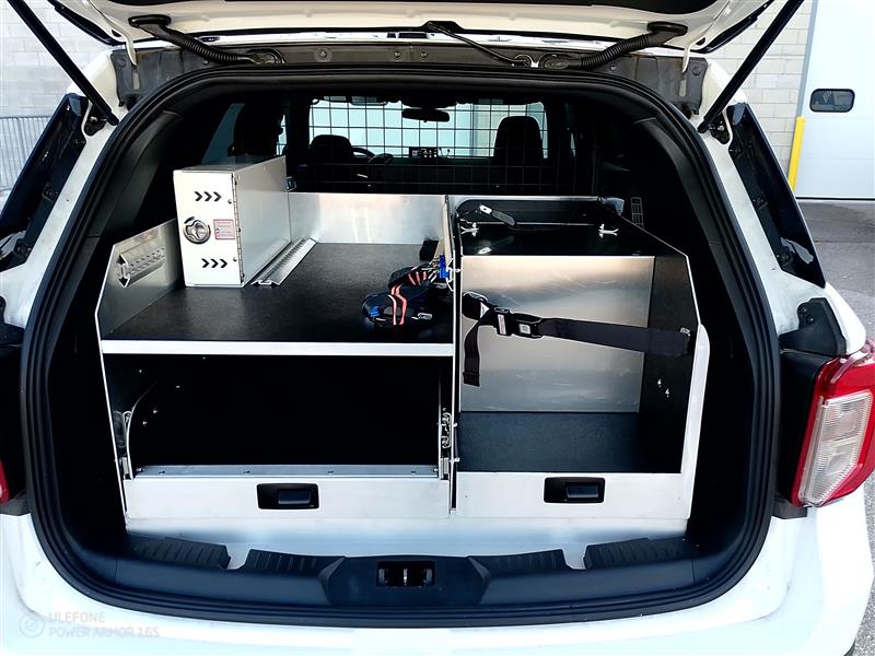 L-Shaped Storage Tray and Drawer (Optional Storage Pocket in Drawer)
