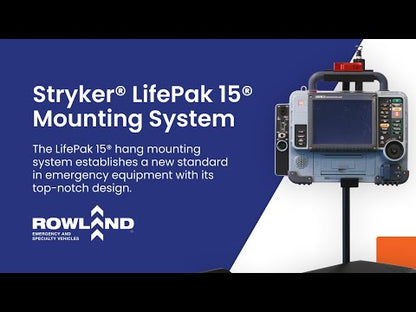 Stryker Pole LIFEPAK 15 Defibrillator - No IV Receptacle